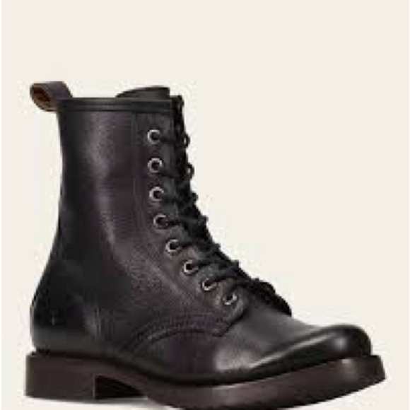 FRYE AND CO. Other - FRYE Veronica Flex Combat In Black Leather